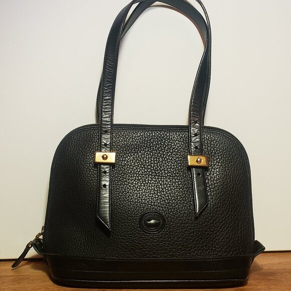 Dooney & Bourke Black Vintage Top Handle Bag - Picture 1 of 7